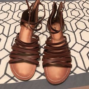 Gladiator ankle sandals