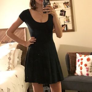 RARE brandy Melville black dress with cross back