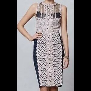 Beguile Lasercut Sheath by Byron Lars Navy 4