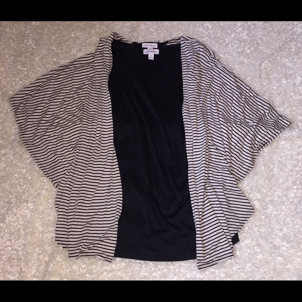 Black and white stripped top