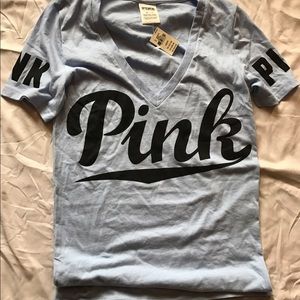 Pink V neck