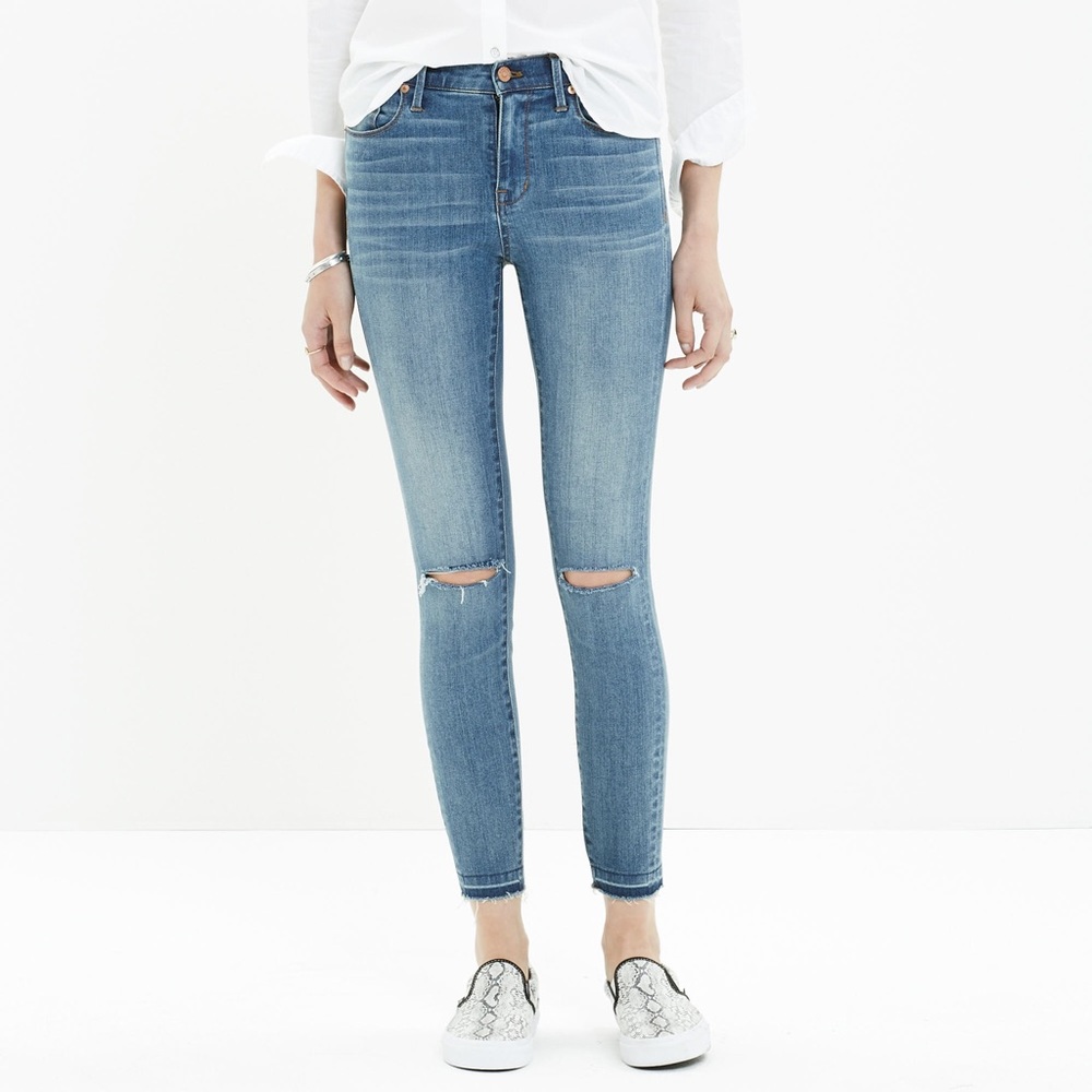 Madewell high riser skinny