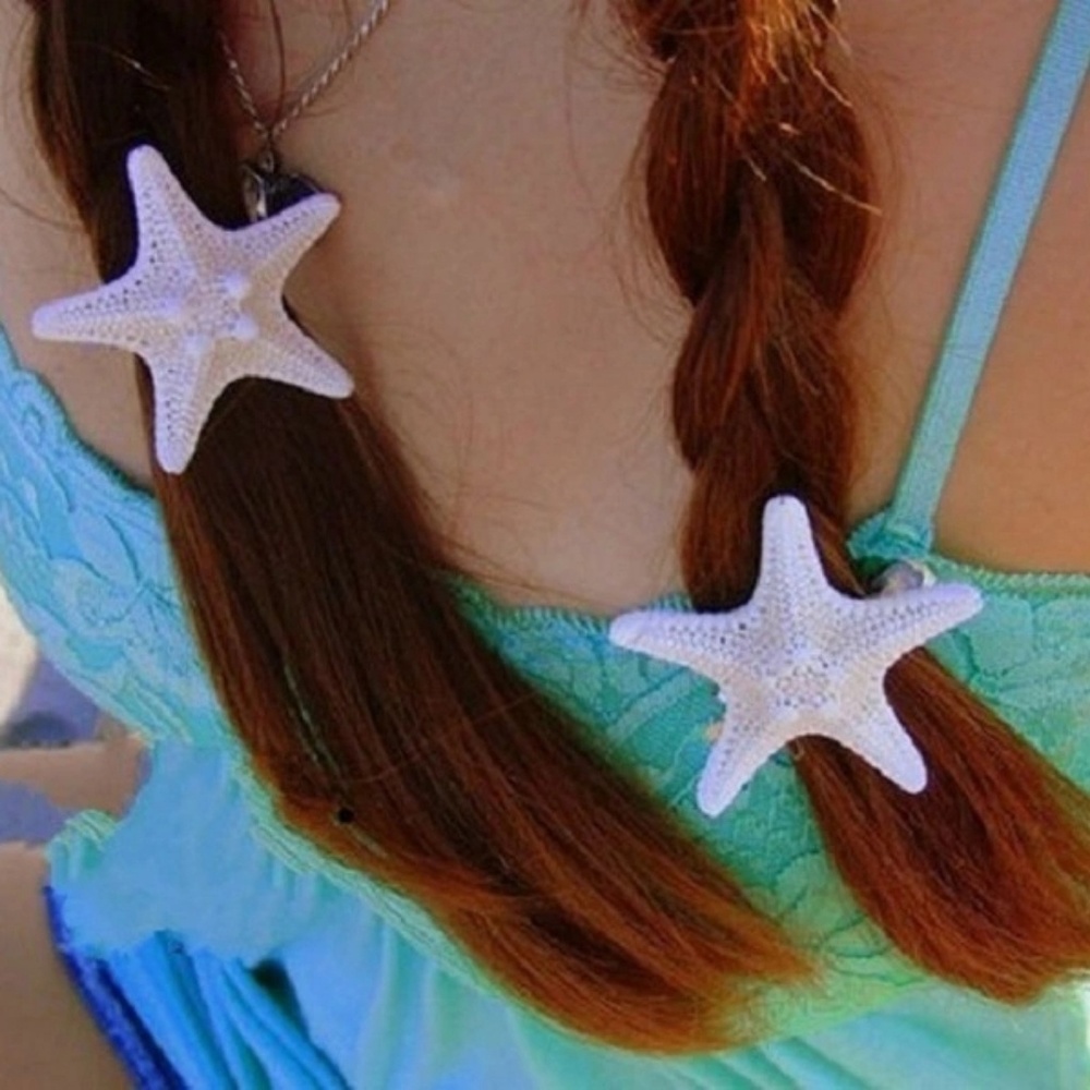 LAST ONE 🐚🌟 Natural Starfish Clip (1 pc) - Picture 2 of 4