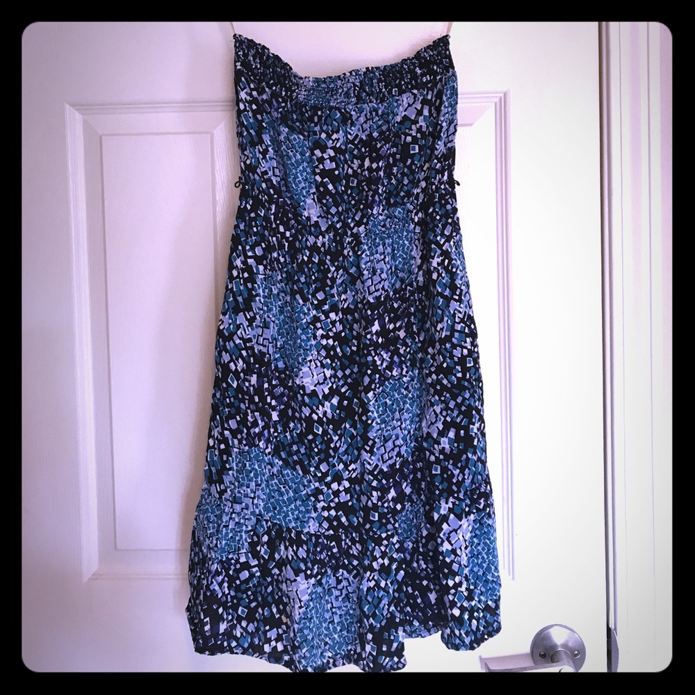 Strapless summer dress