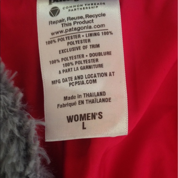 NWOT Grey Patagonia Women's Sculpted Fleece - Picture 3 of 3