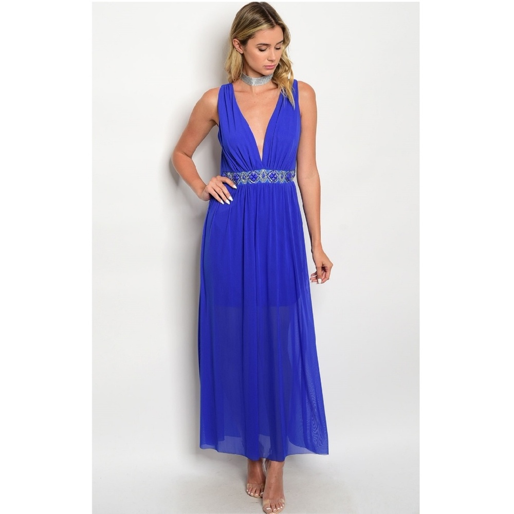 Sapphire maxi dress