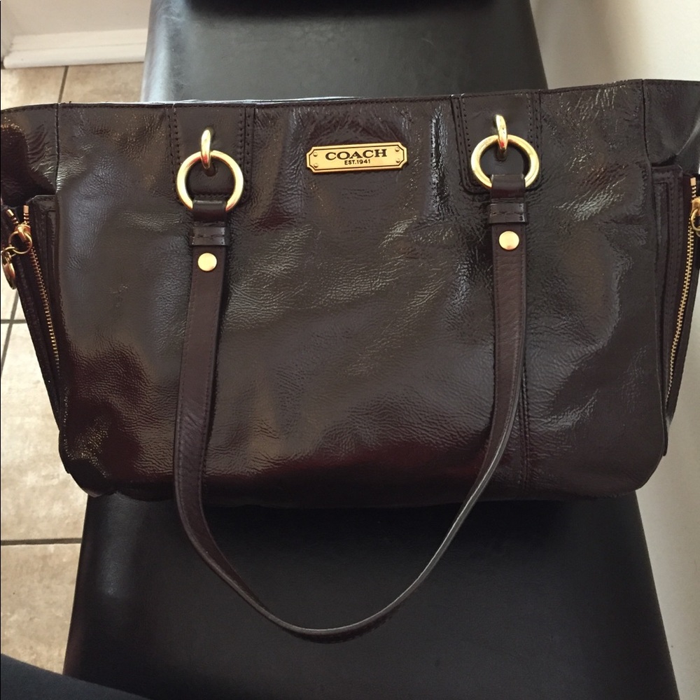 Authentic Coach Purse Brown Used, Great Condition