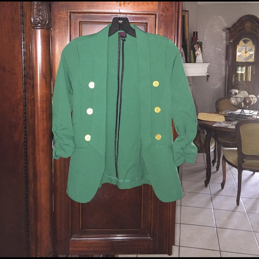 Green blazer