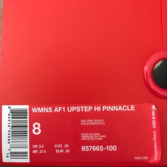 Air Force 1 Upstep HI Pinnacle Nike W, size 8,5 - Picture 8 of 8