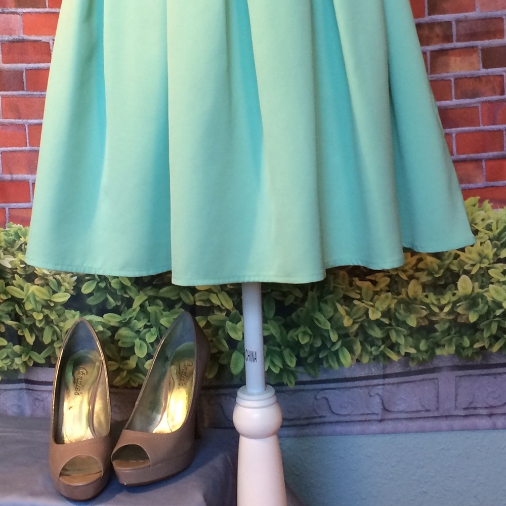 Alythea - Light blue lace bodice dress - Picture 4 of 8