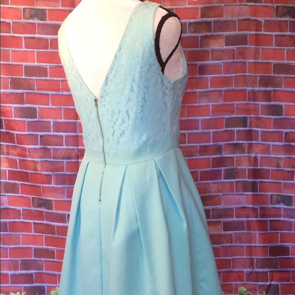 Alythea - Light blue lace bodice dress - Picture 7 of 8