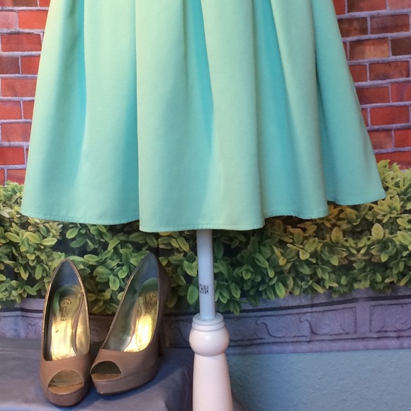 Alythea - Light blue lace bodice dress - Picture 4 of 8