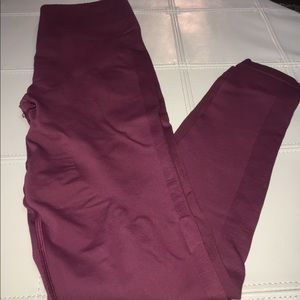 Lululemon Maroon Tights size 4
