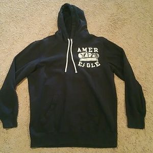 American Eagle blue large tall hoodie