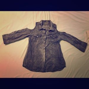 BKE Vintage Button up top