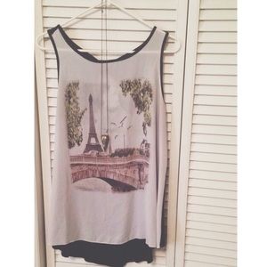 Paris Flowy Blouse / Tank Top