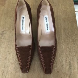 Brown manolo blahnik heels