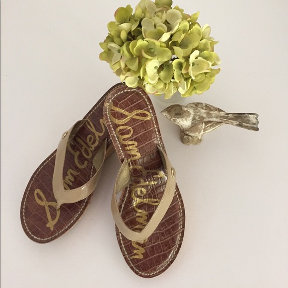 Sam Edelman Shoes - Sam Edelman Rimy Patent Leather Cork Wedge