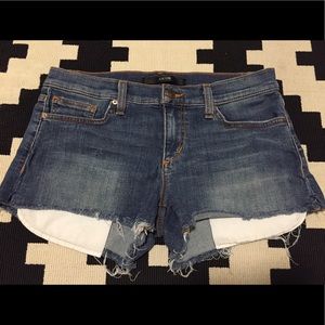 Joe's Cutoff Jean Shorts with exposed Pockets