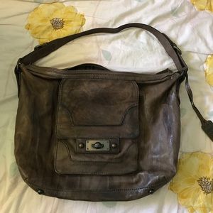 Leather Frye Handbag