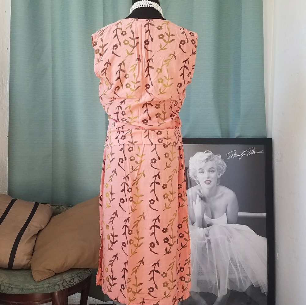 Two Piece Skirt Set. Vintage!  Sz L - Picture 5 of 7