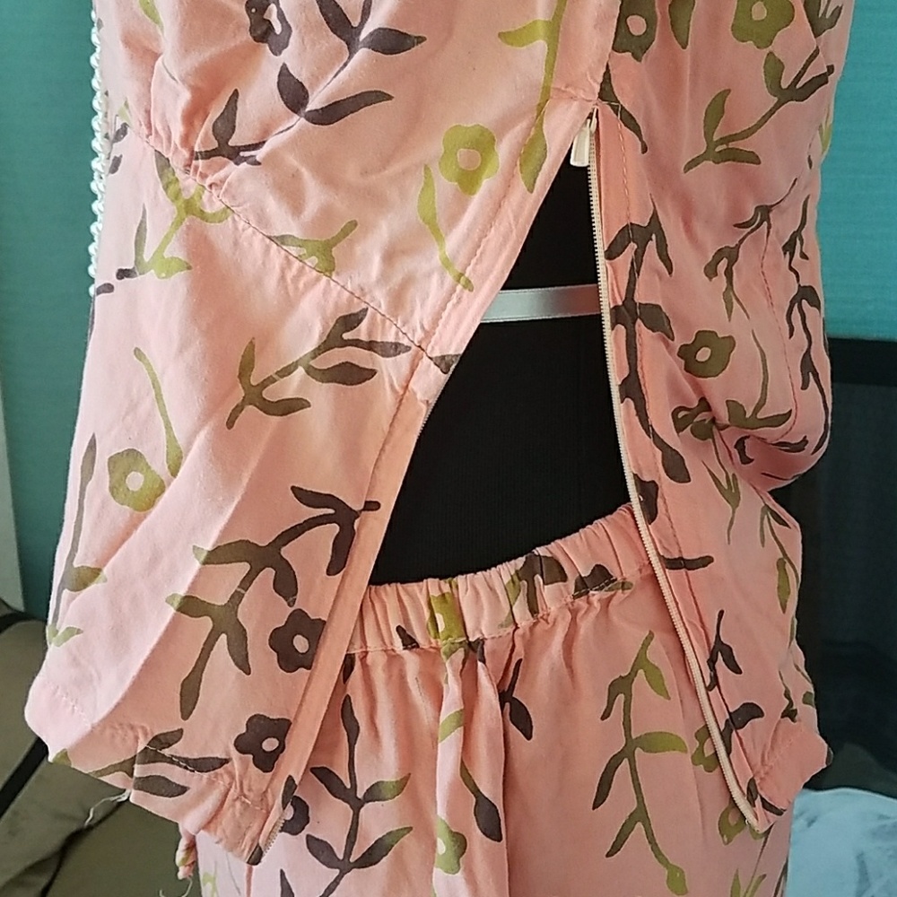 Two Piece Skirt Set. Vintage!  Sz L - Picture 6 of 7