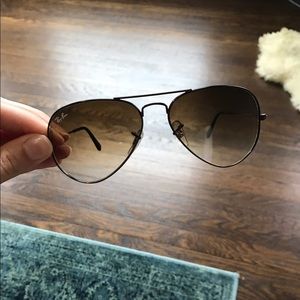 Brown Rayban Aviators 55mm