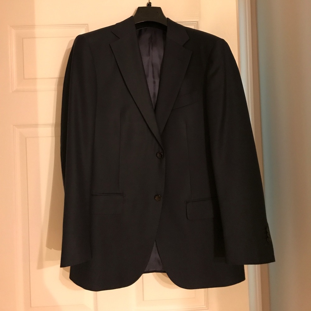 Suit supply napoli 38r navy