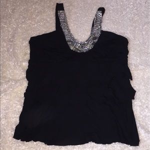 Black dress tank