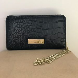 Black OLIVIA + JOY NEW YORK CLUTCH