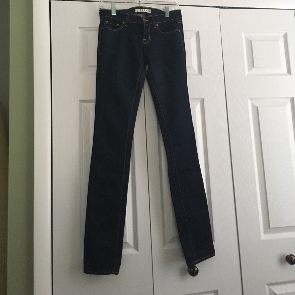 J Brand pencil leg jeans, "ink" color