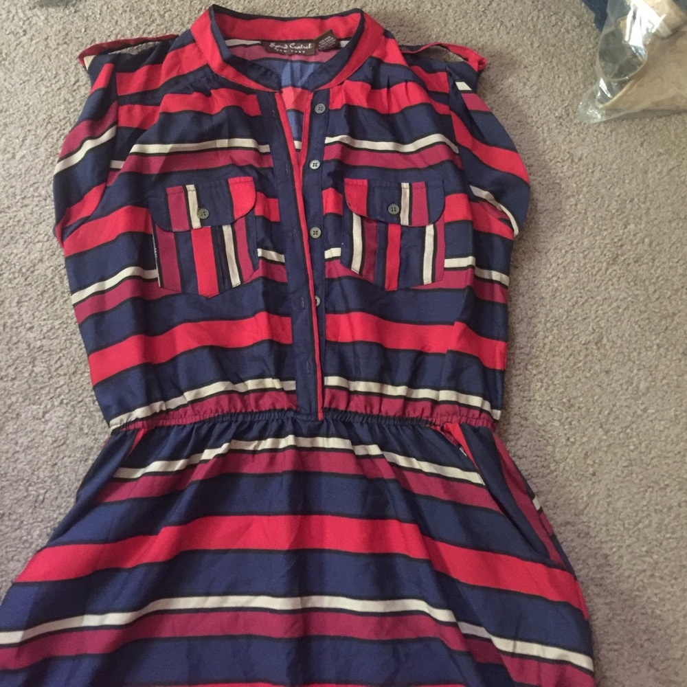 Cute blouse material dress!