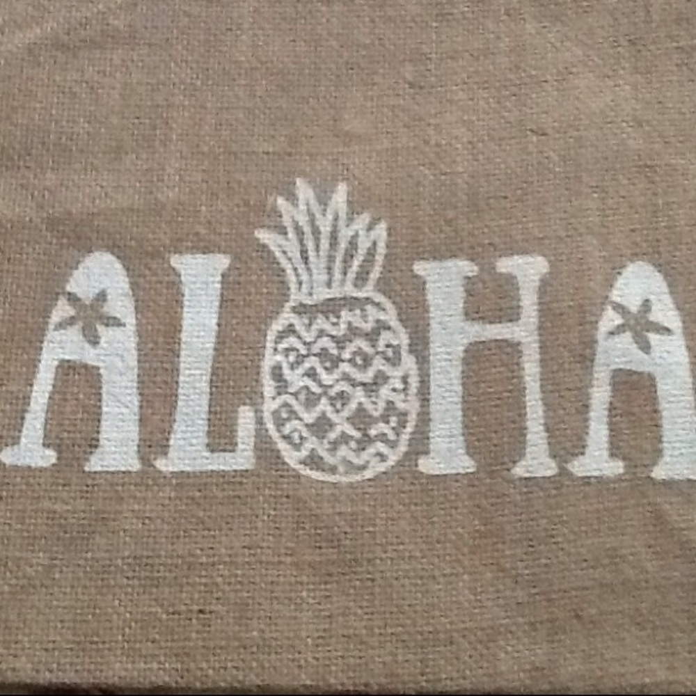 New Aloha Jute Bag