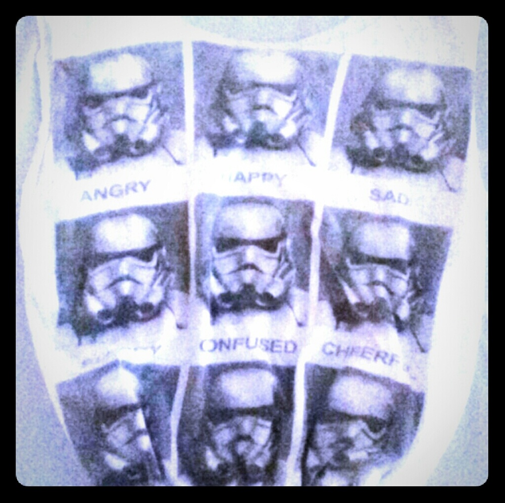 Upcycled T-Shirt Tote Bag: Star Wars