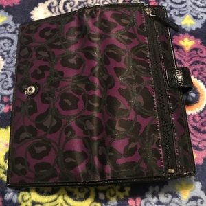 Ocelot print coach wallet
