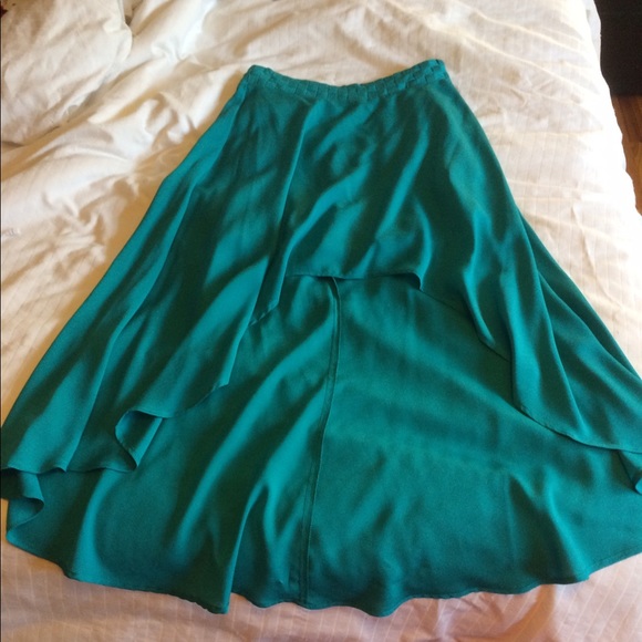 Ark & Co. - Beautiful turquoise high low skirt - Picture 7 of 8