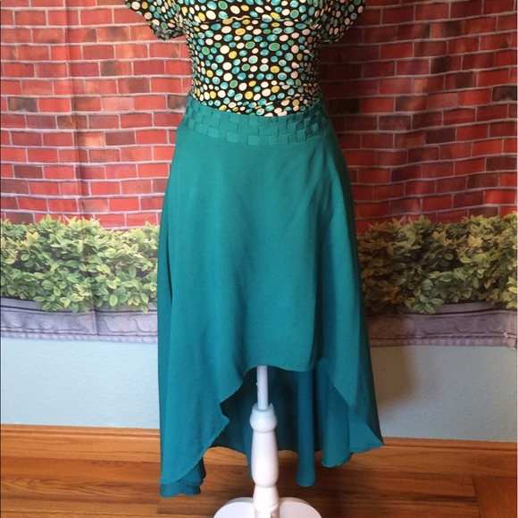 Ark & Co. - Beautiful turquoise high low skirt - Picture 2 of 8