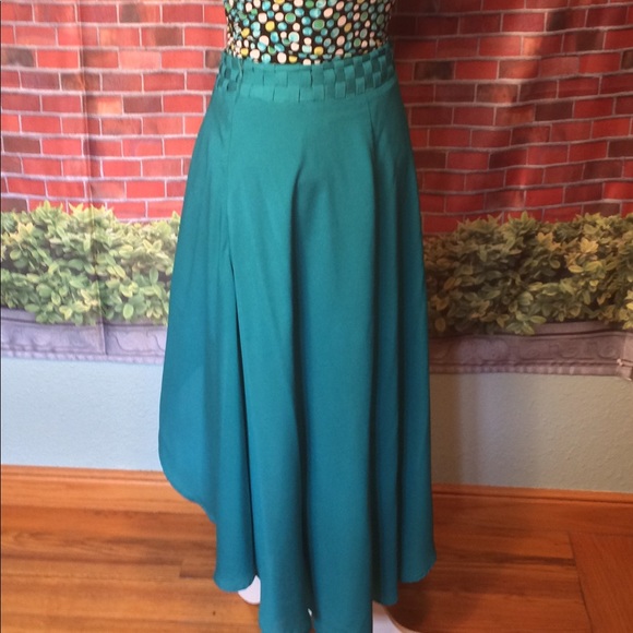 Ark & Co. - Beautiful turquoise high low skirt - Picture 6 of 8