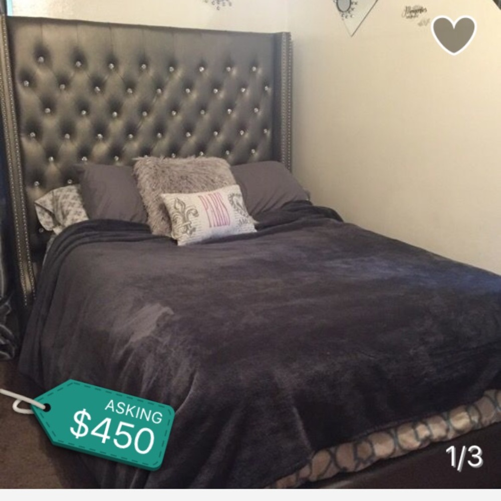 Queen size head board entire frame