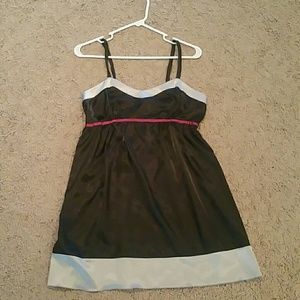 Black and silver tank top