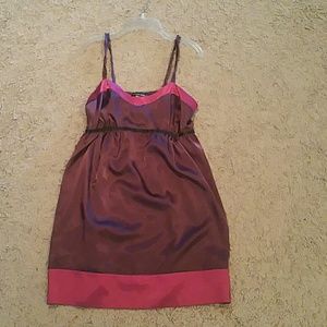 Purple pink and black tank top