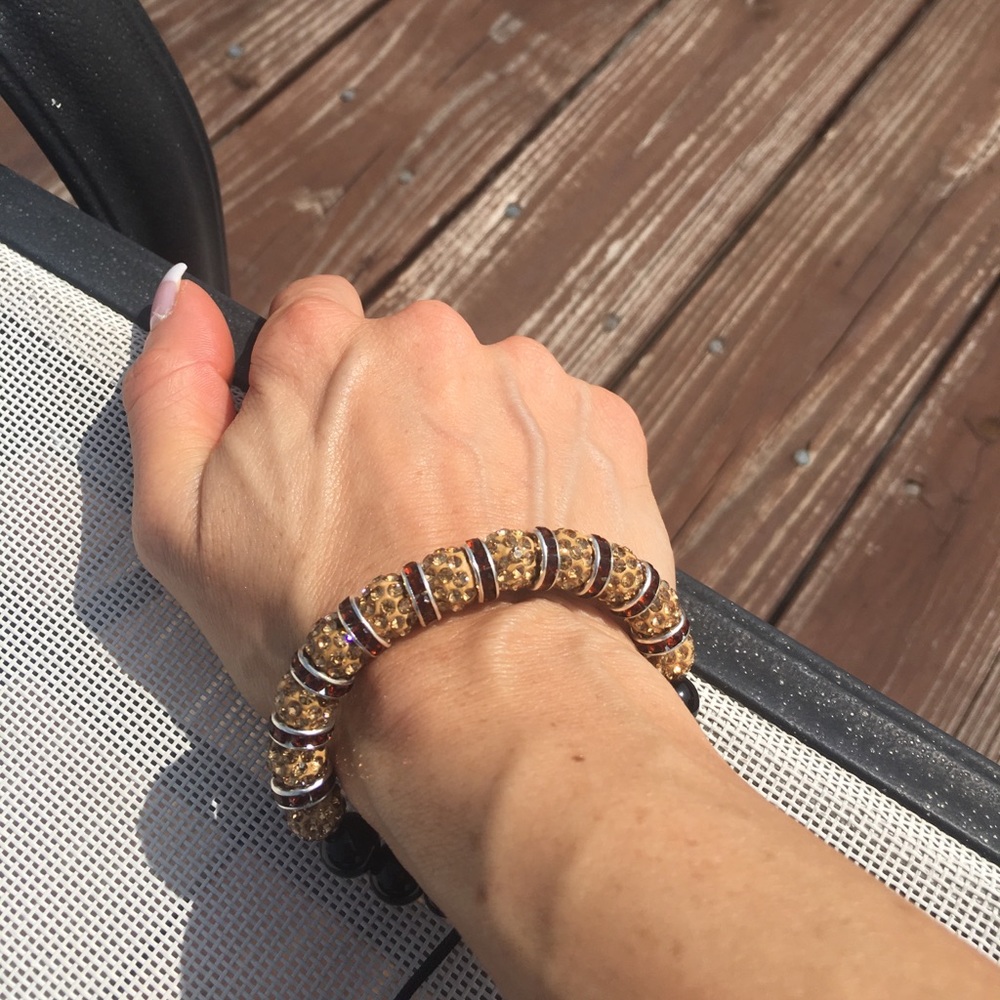 Hand made shamballa bracelet