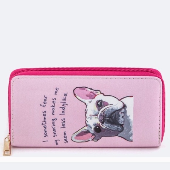 October Love Handbags - 🐕 🆕 Bulldog Wallet