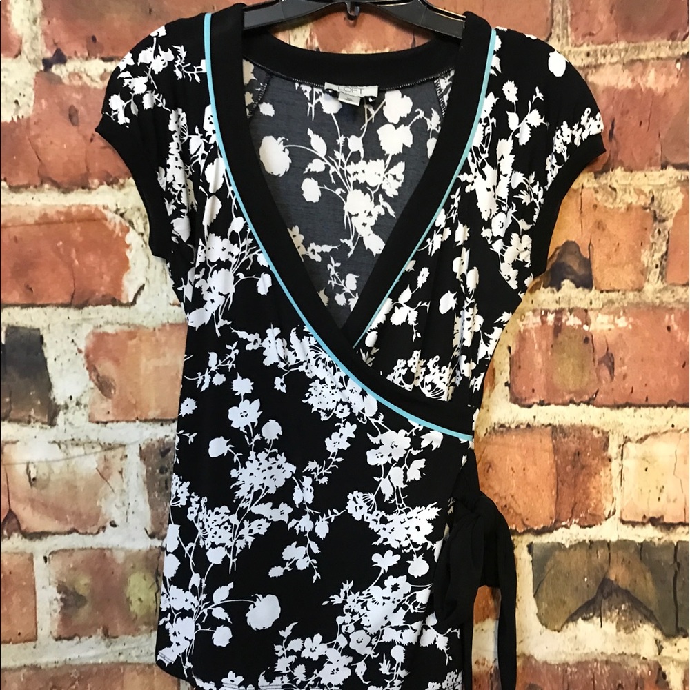 Ann Taylor Loft wrap shirt