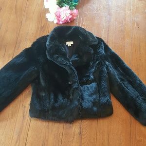 [LOFT] Faux Fur Coat