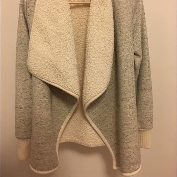 A&F white/ gray wool jacket - Picture 1 of 3