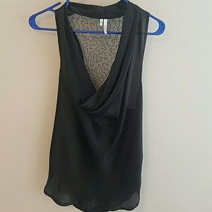 LG Cowl Neck Dress Shirt