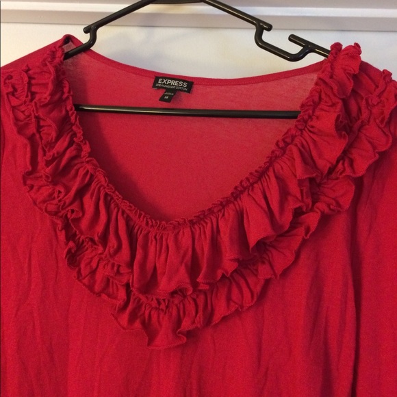 Express Ruffled Shirt - Picture 2 of 2
