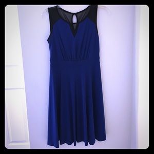 Black and blue dress!