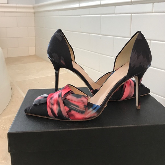 Never worn J Crew Fabric pump sz 8